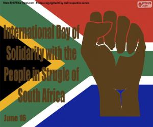 Puzzle Διεθνής Ημέρα Αλληλεγγύης με τους Ανθρώπους στον Αγώνα της Νότιας Αφρικής